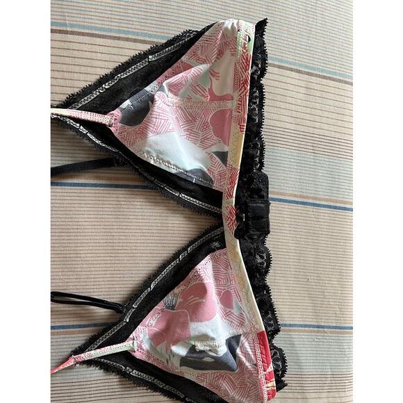 Calvin Klein bralette size large no underwire colorful floral pattern - Picture 11 of 11